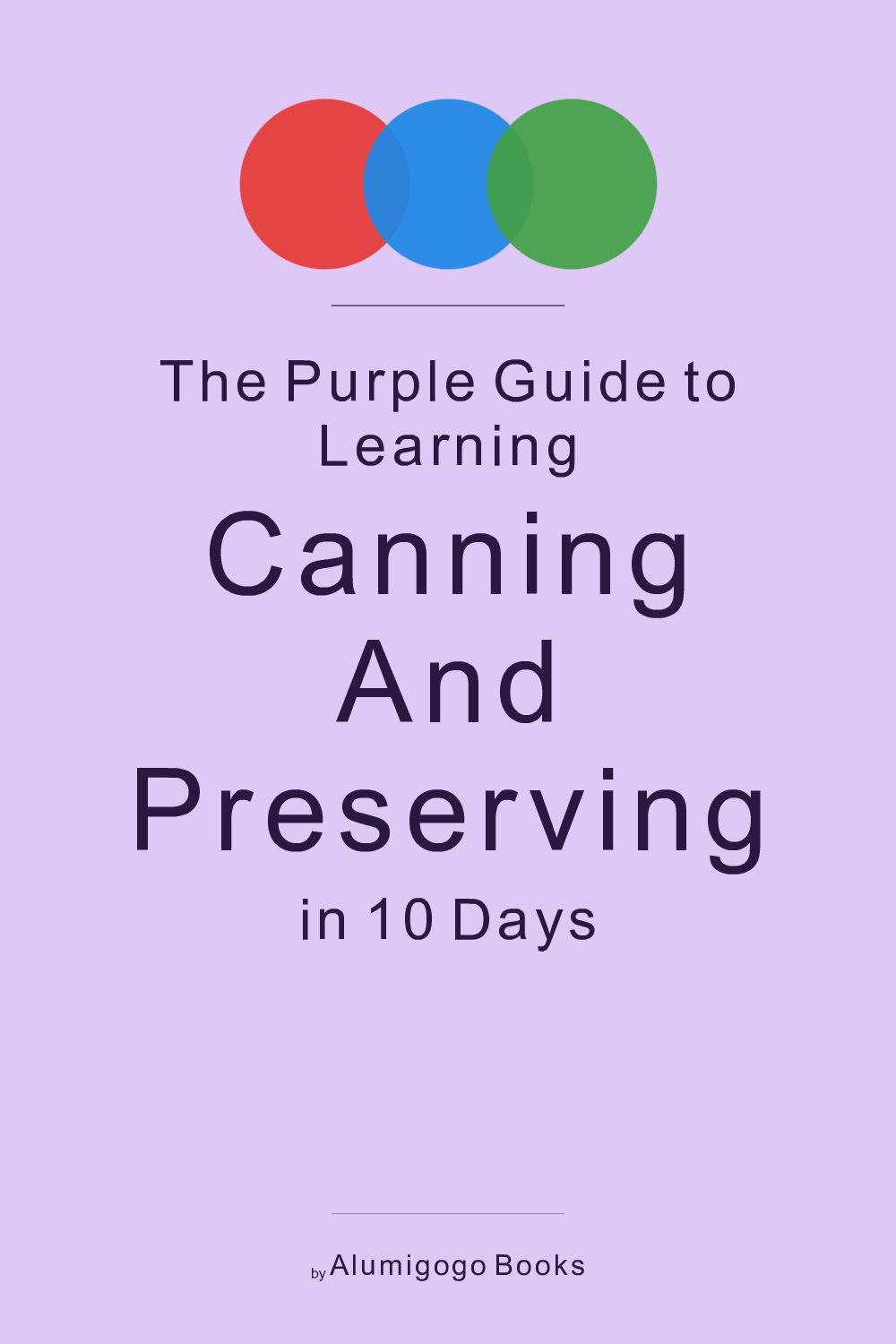 Cover of The Purple Guide to Learning Canning and Preserving in 10 Days