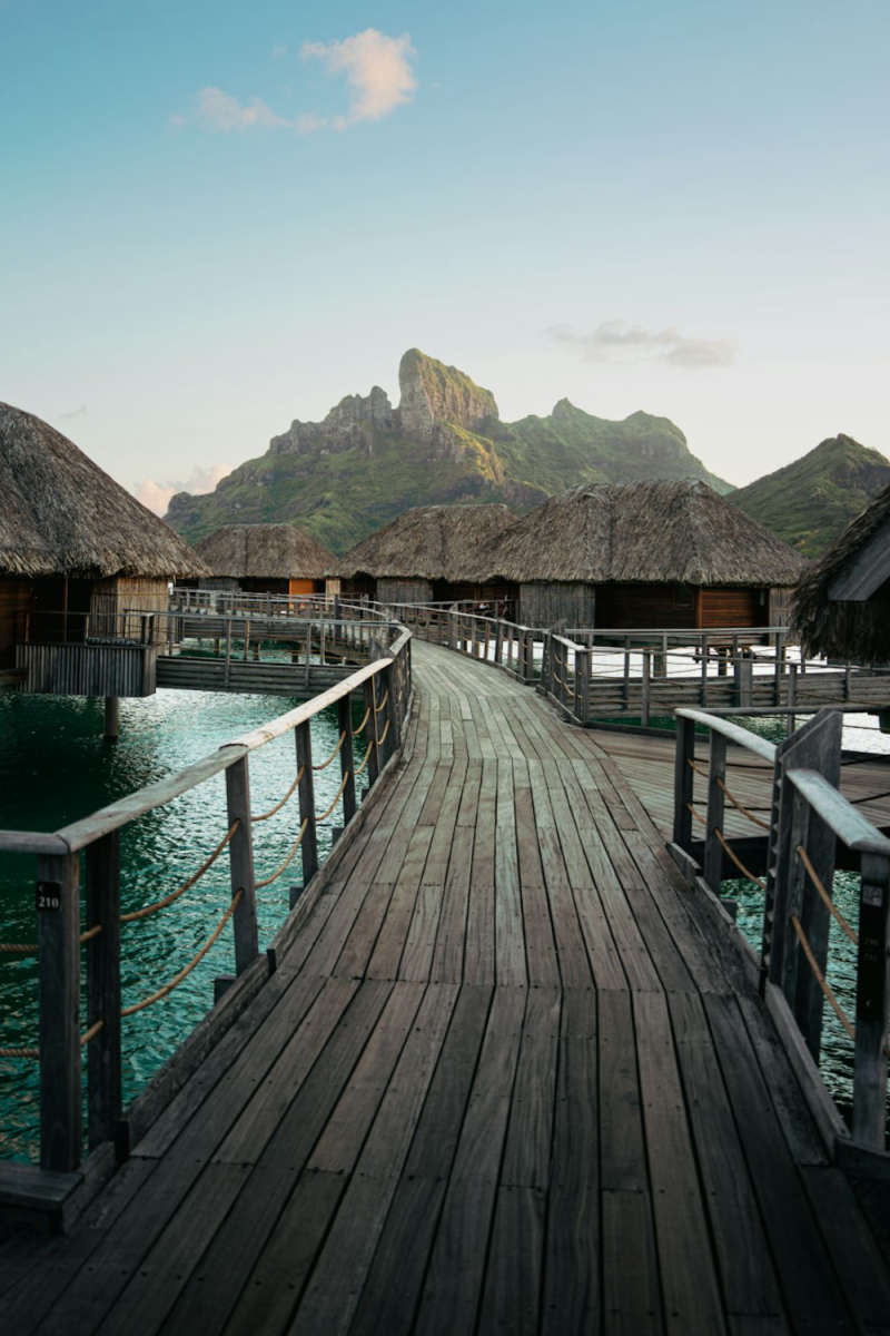 Wall Poster - Beach in Bora Bora