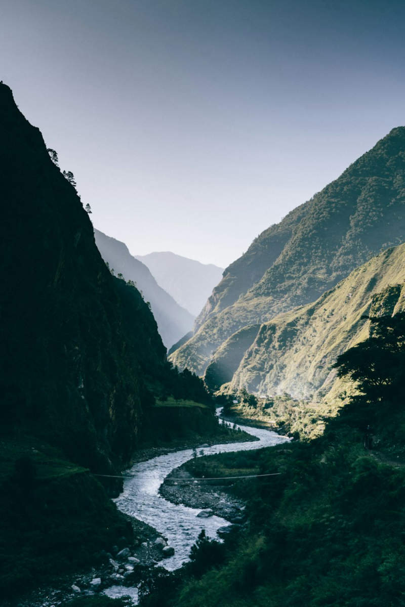 Wall Poster - Canyon in the Himalayas