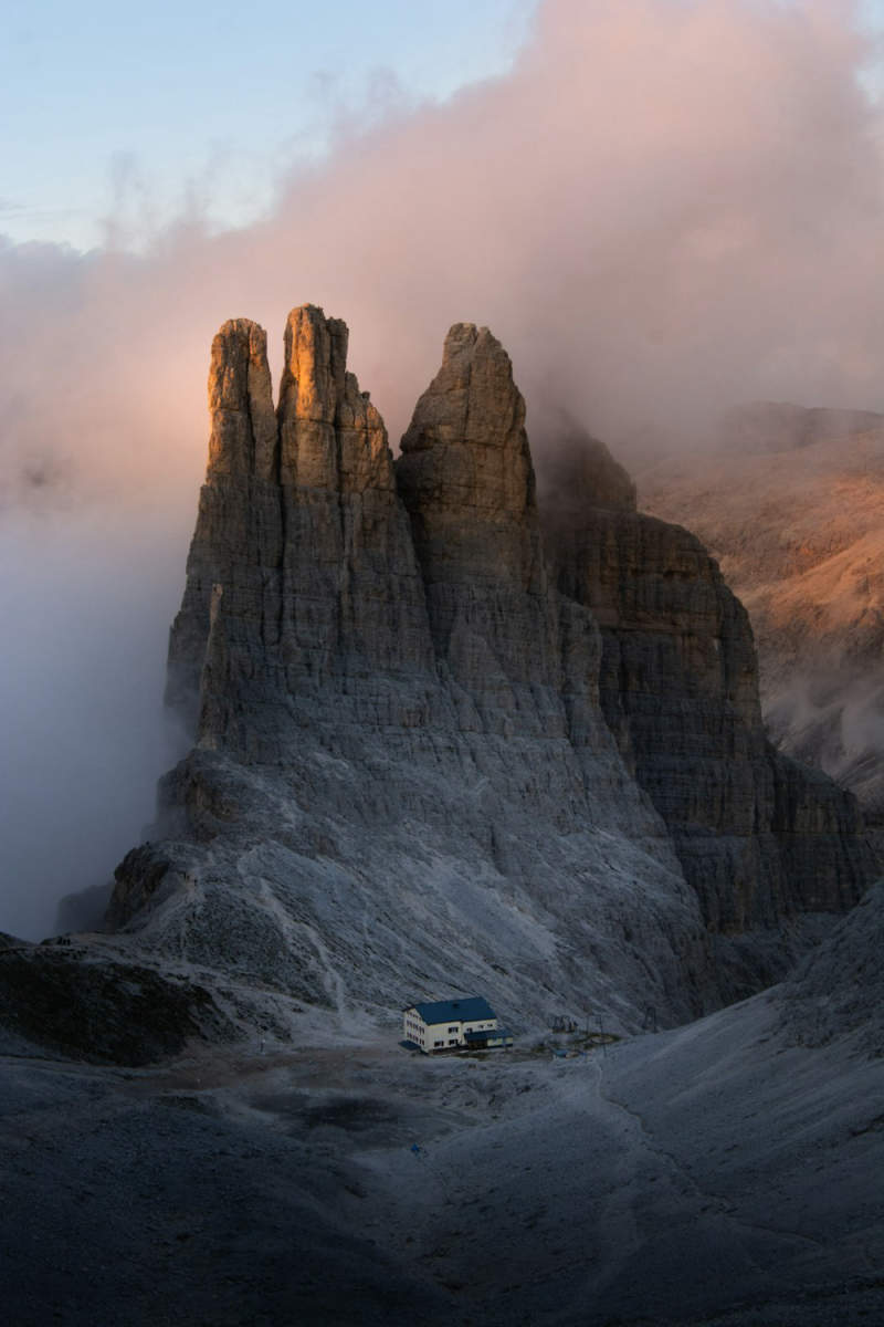 Wall Poster - Cathedral in the Dolomites