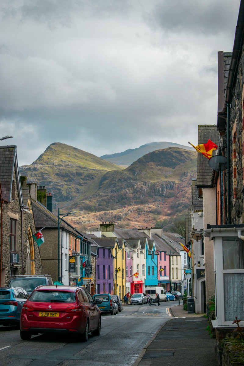 Wall Poster - City Rooftops in Wales