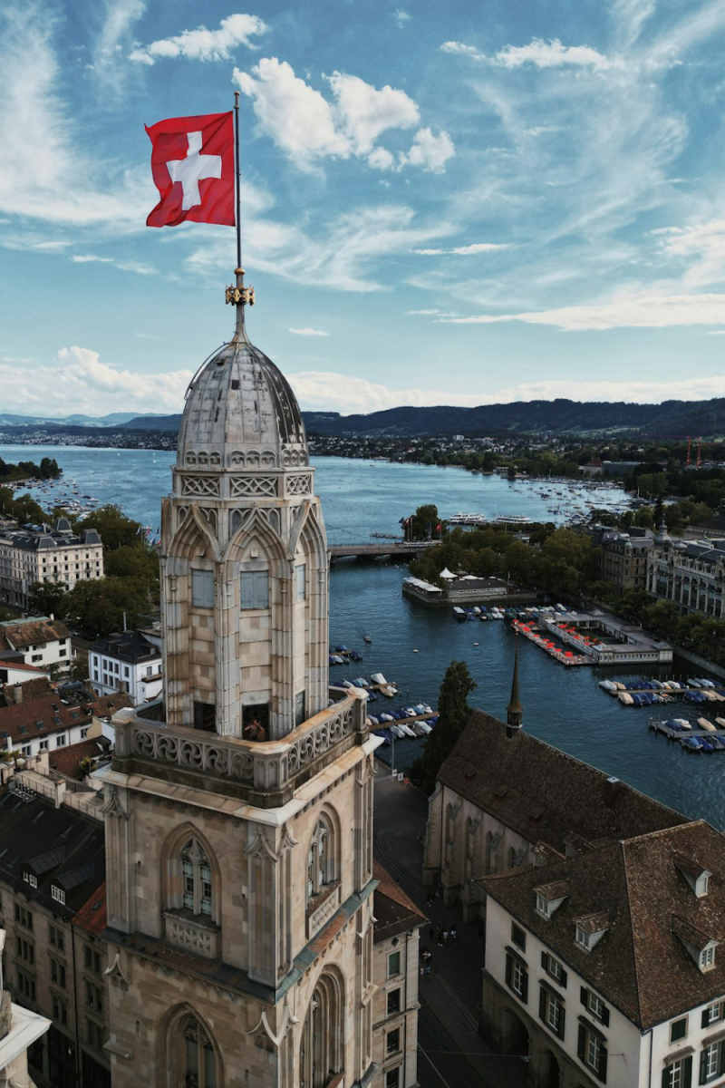 Wall Poster - City Skyline in Switzerland
