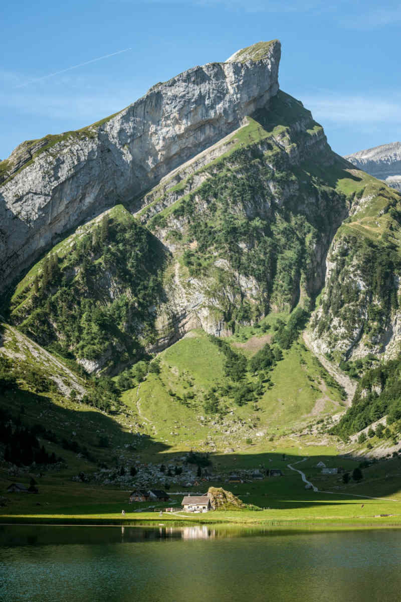Wall Poster - Coastal Cliffs in the Swiss Alps