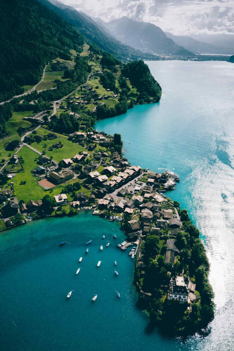 Wall Poster - Coastline in Switzerland