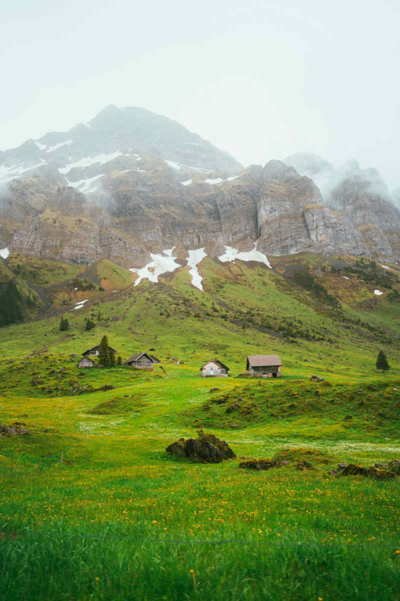 Wall Poster - Desert in the Swiss Alps