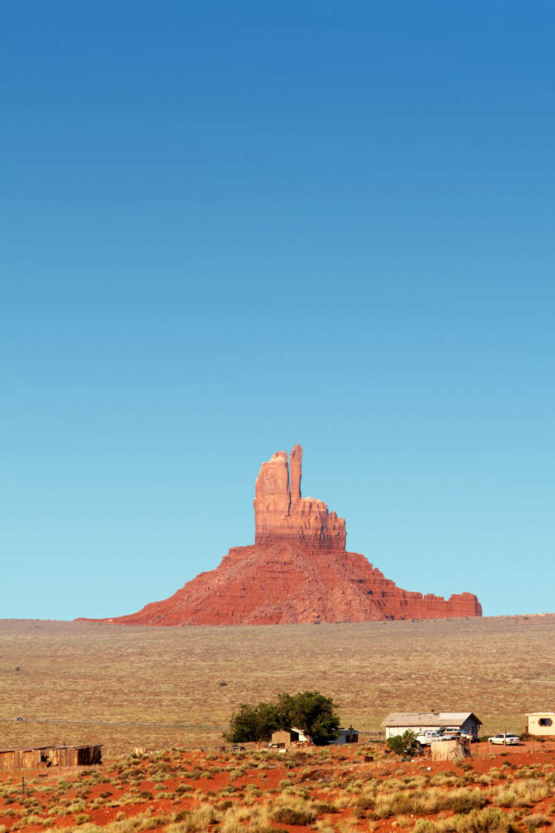 Wall Poster - Fishing Village in Monument Valley