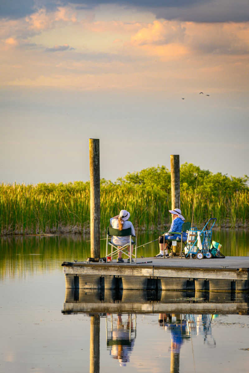 Wall Poster - Fishing Village in the Everglades