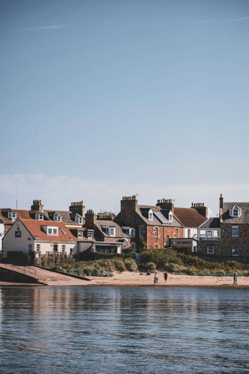 Wall Poster - Fishing Village in the Scottish Coast