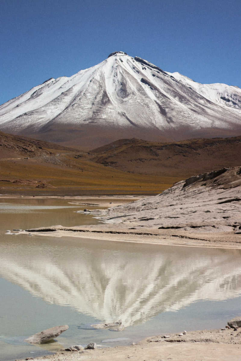 Wall Poster - Frozen Lake in the Atacama Desert