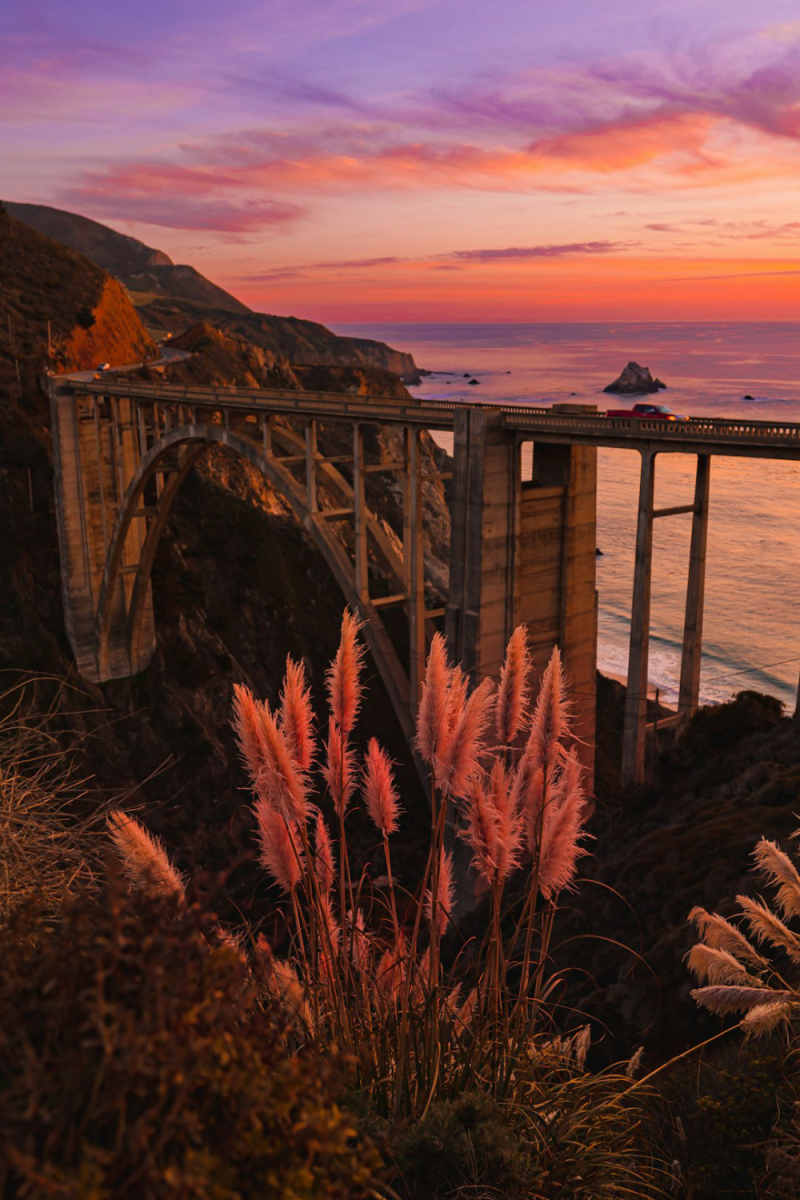 Wall Poster - Full Moon in Big Sur