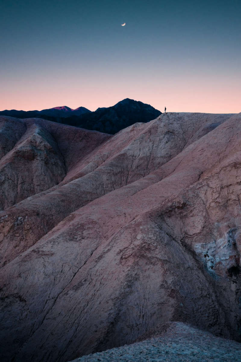 Wall Poster - Full Moon in Death Valley