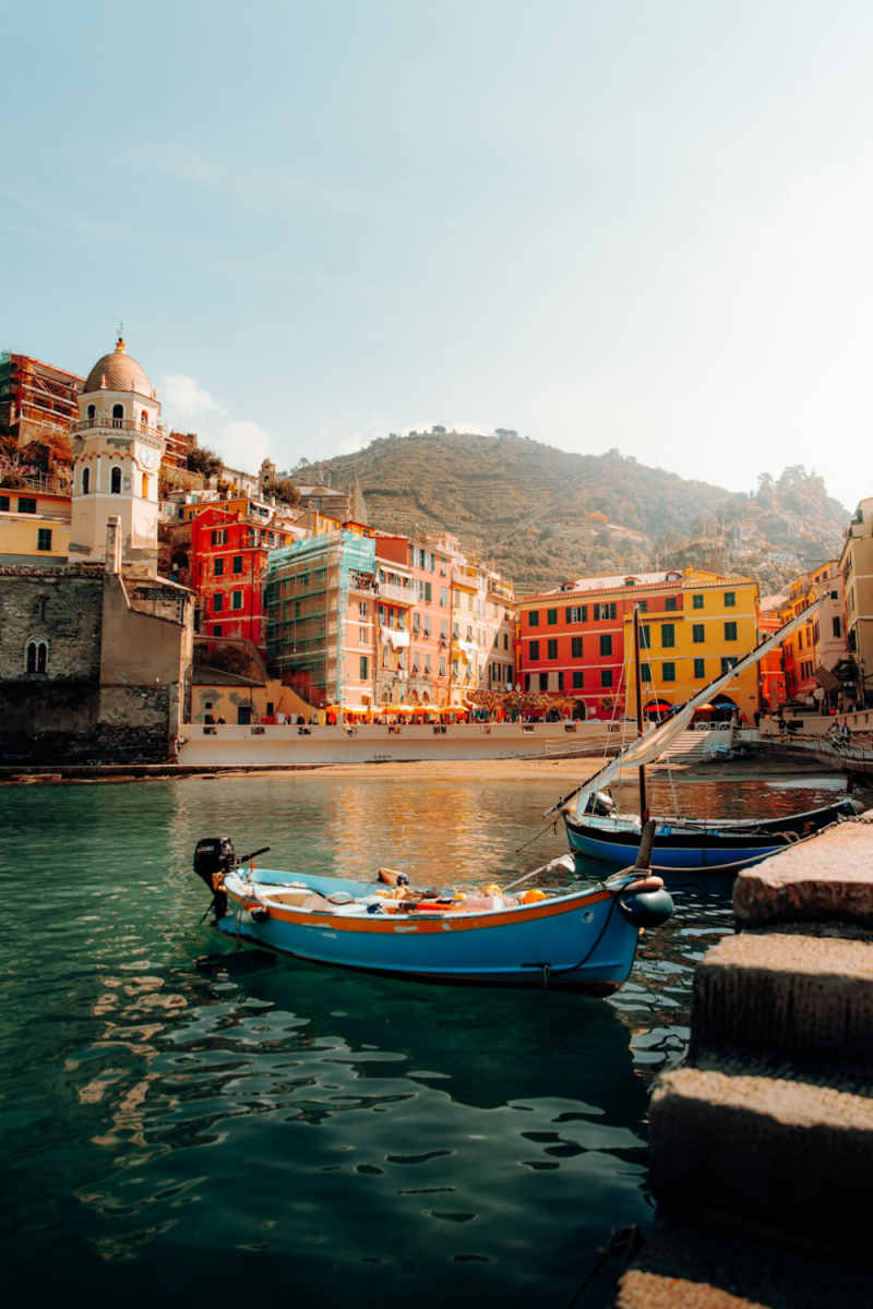 Wall Poster - Gondola in Cinque Terre