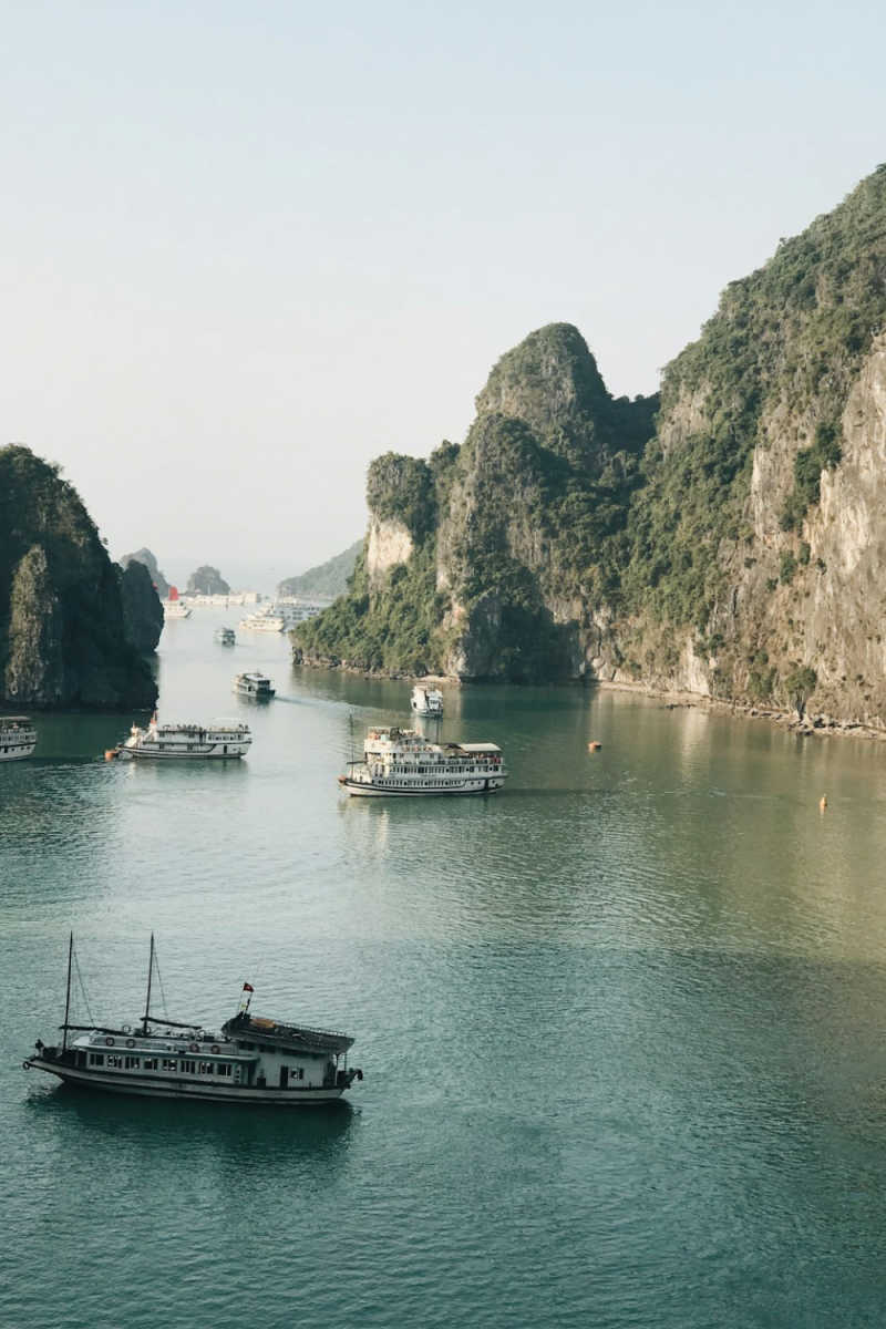 Wall Poster - Harbor in Halong Bay