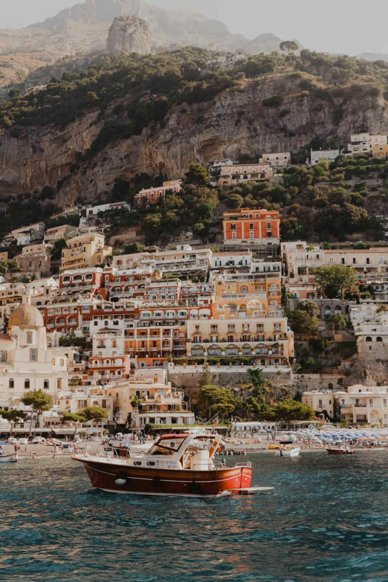 Wall Poster - Harbor in the Amalfi Coast