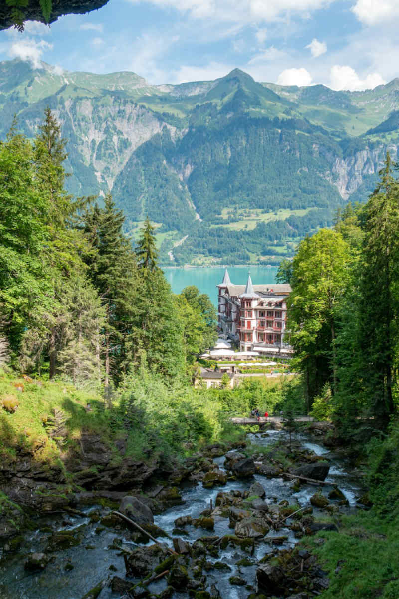 Wall Poster - Hot Spring in the Swiss Alps