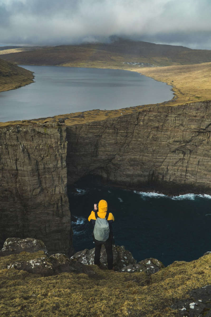 Wall Poster - Lake in the Faroe Islands