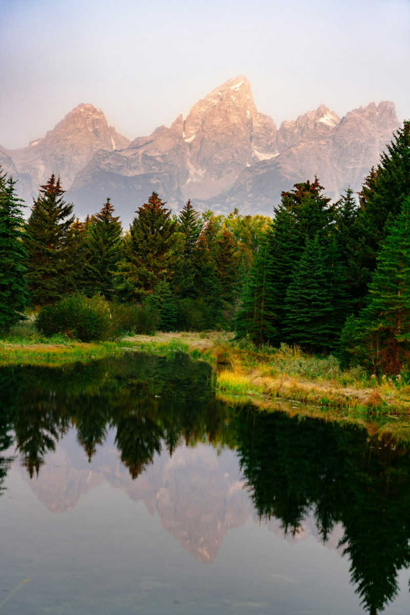 Wall Poster - Lake in the Grand Tetons