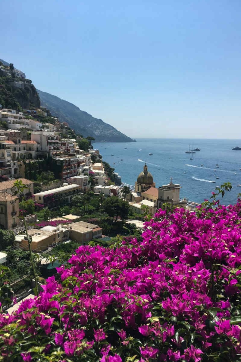 Wall Poster - Lavender Field in the Amalfi Coast