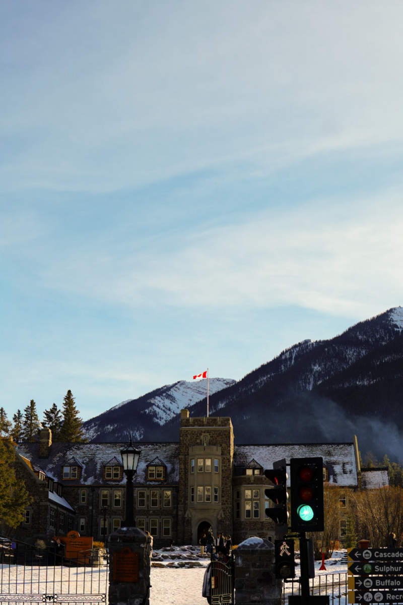 Wall Poster - Monastery in the Canadian Rockies