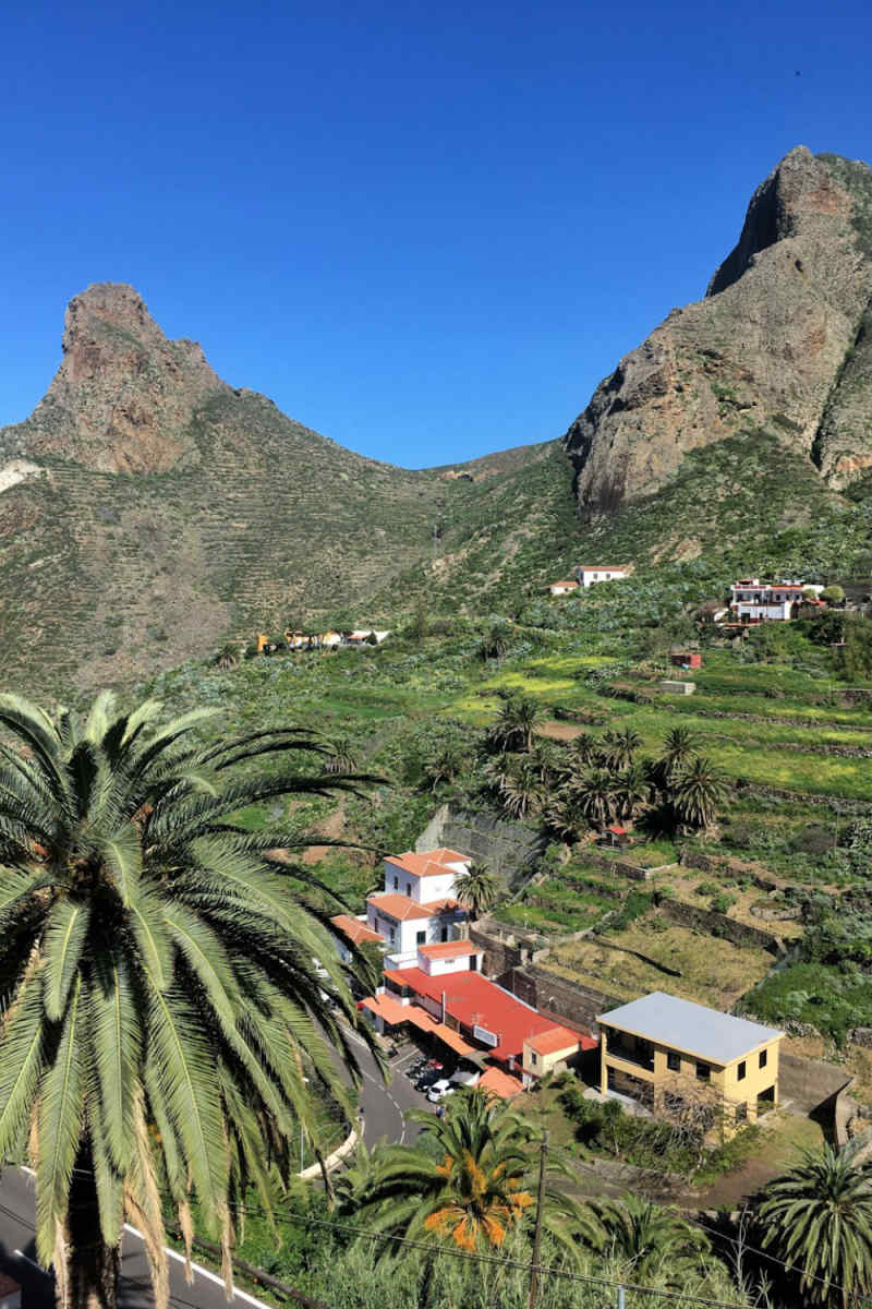 Wall Poster - Mountain Village in the Canary Islands