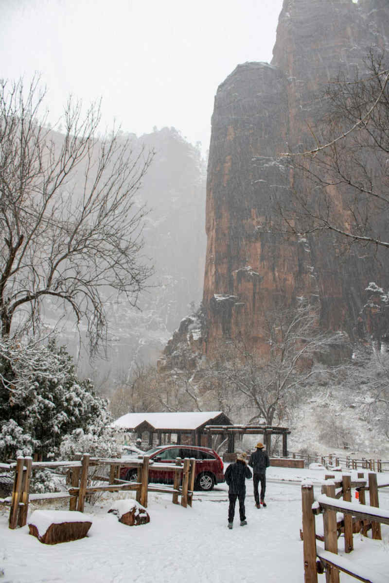 Wall Poster - Mountain Village in Zion National Park